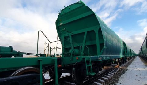 Detained Belarusian wagon.