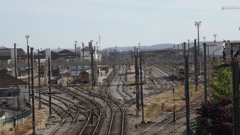 Portuguese railway track