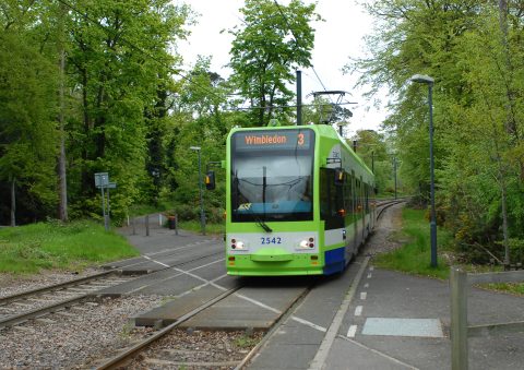 A tram of the network Tramlink in Londen, picture: Transport for London