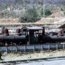 An old locomotive from Caminhos-de-Ferro de Moçâmedes. Photo credit: Peter Bagshawe