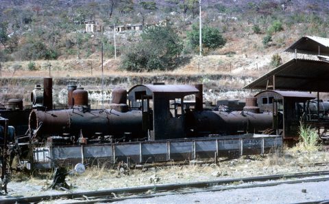 An old locomotive from Caminhos-de-Ferro de Moçâmedes. Photo credit: Peter Bagshawe