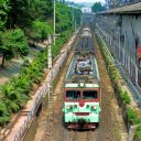 Train on Chongqing railway