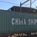 A freight train on the New Silk Road