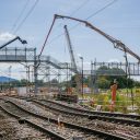 Construction work at Rastatt. Photo: Thomas Niedermüller / DEUTSCHE BAHN