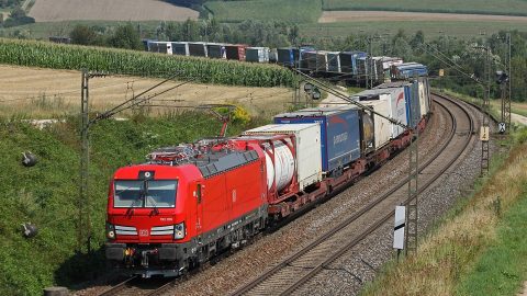 DB Cargo container train, source: DB Cargo