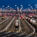 A marshalling yard in Berlin