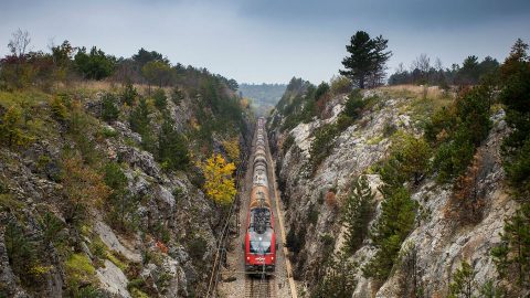 Divača-Koper railway. Photo: Slovenian government