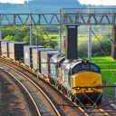 A freight train at a red signal, source: Network Rail