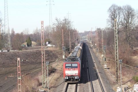 Freight train in Oberhausen