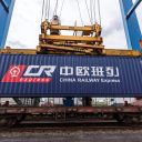 China Railway Express container. Photo: JF Hillebrand