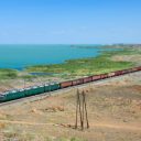 Freight train in Kazakhstan. Photo: Wikimedia Commons