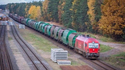 LG Cargo train, source: Lithuanian Railways