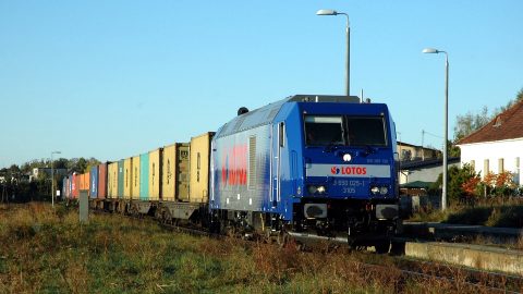 Lotos Kolej container train, source: Petr Štefek