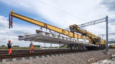 Modernisation of rail infrastructure in Poland, source: Trakcja PRKiI