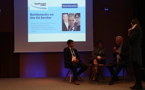 Panel discussion at RailFreight Summit 2019, source: RailFreight