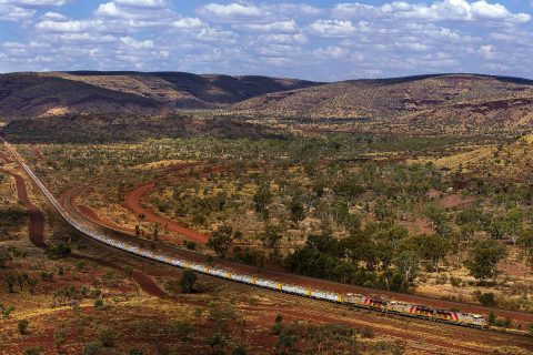 Rio Tinto freight train