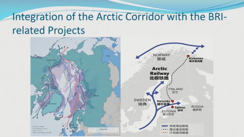 The Arctic Railway. Photo from presentation Baozhi Cheng