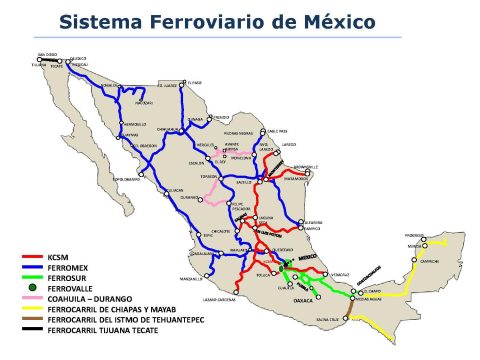 Mexican rail freight landscape