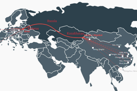 UTLC railway service between Dostyk and Brest. Photo: UTLC