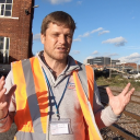 Portrait of Varamis Ral managing director Phil Read outside Doncaster office