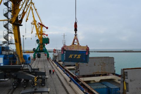 Vessel Mahmud Rehimov at the Port of Aktau