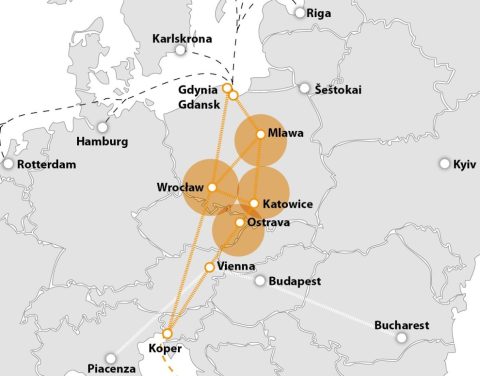 Baltic rail route