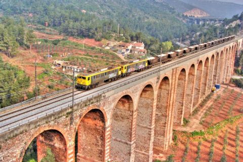 Renfe freight train