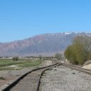 Railway track in Balykchy, Kyrgyzstan, source: Mykola Zasiadko